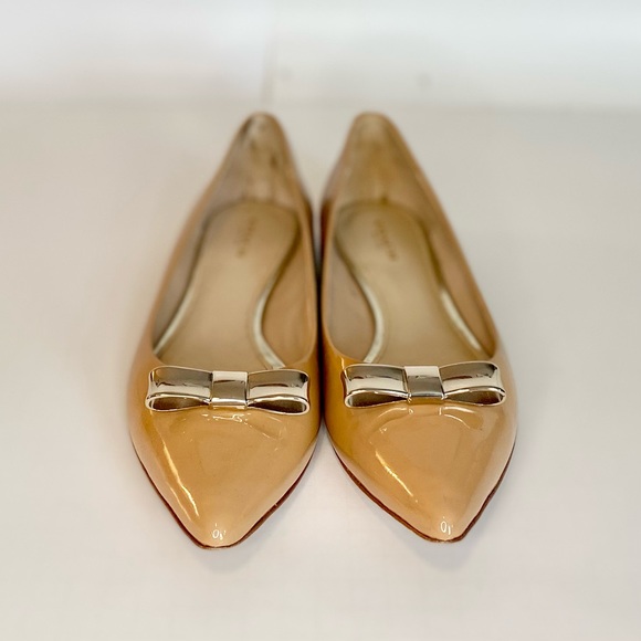 Coach Wilma Patent Leather Flats Light Camel - Picture 3 of 15
